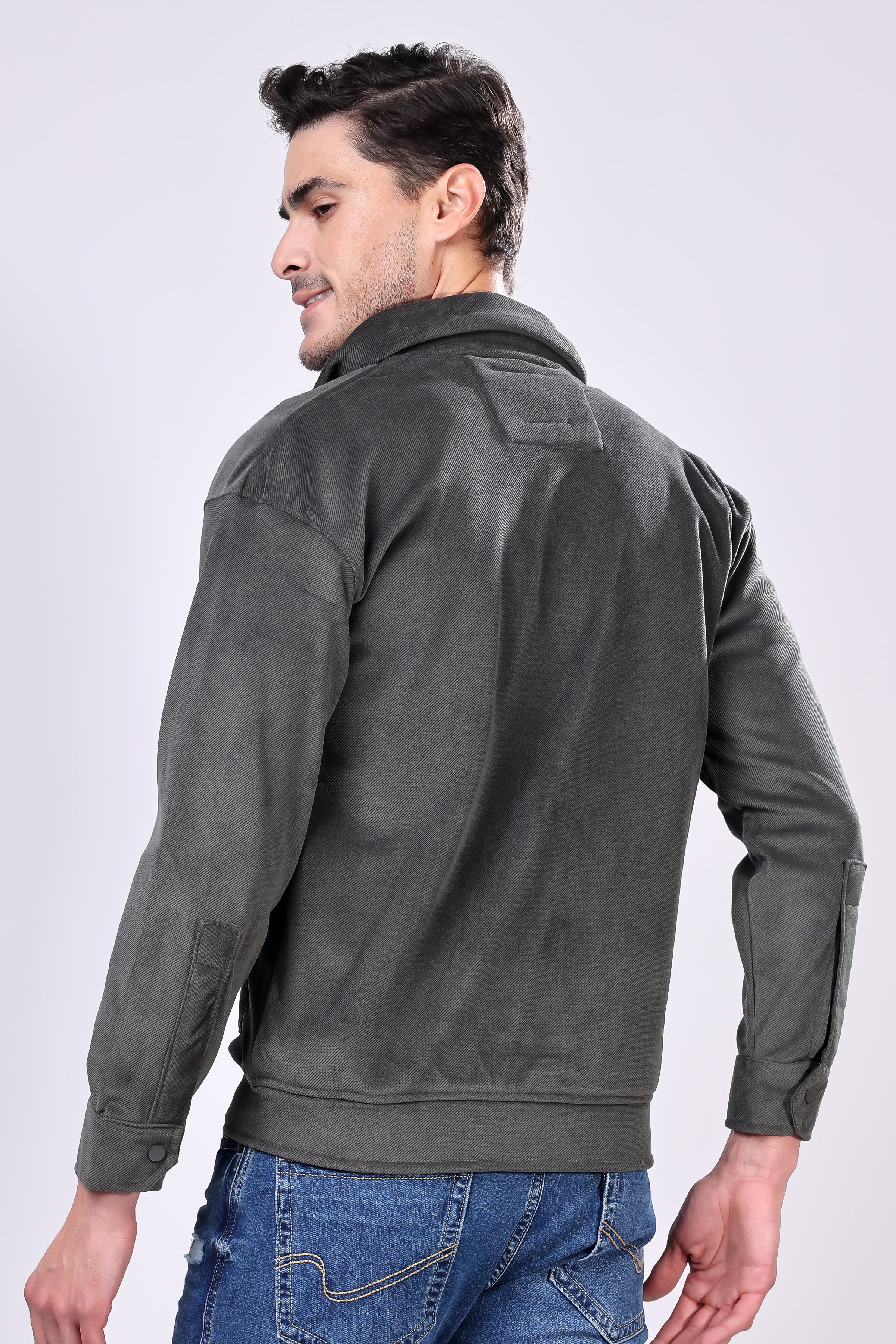 STYLOX Stylish Corduroy Solid Jacket