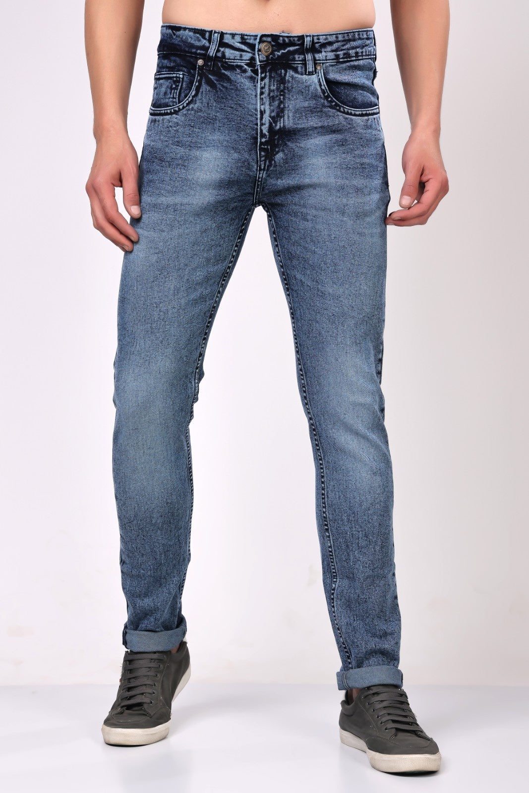 Stylox Slim Fit Denim Jeans - Blue,