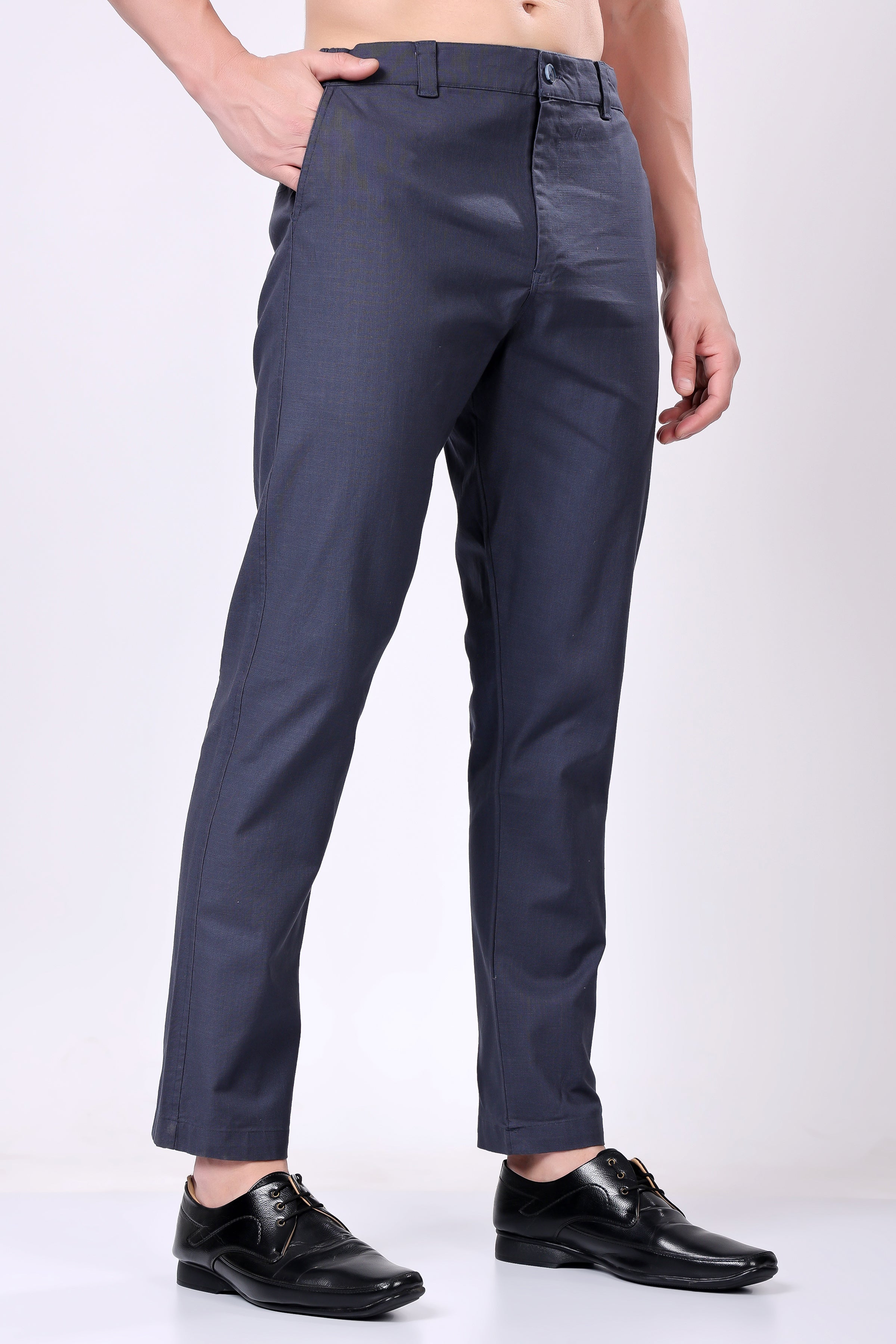 Stylox Men’s Classic Fit Trousers – Comfortable Formal & Casual Wear