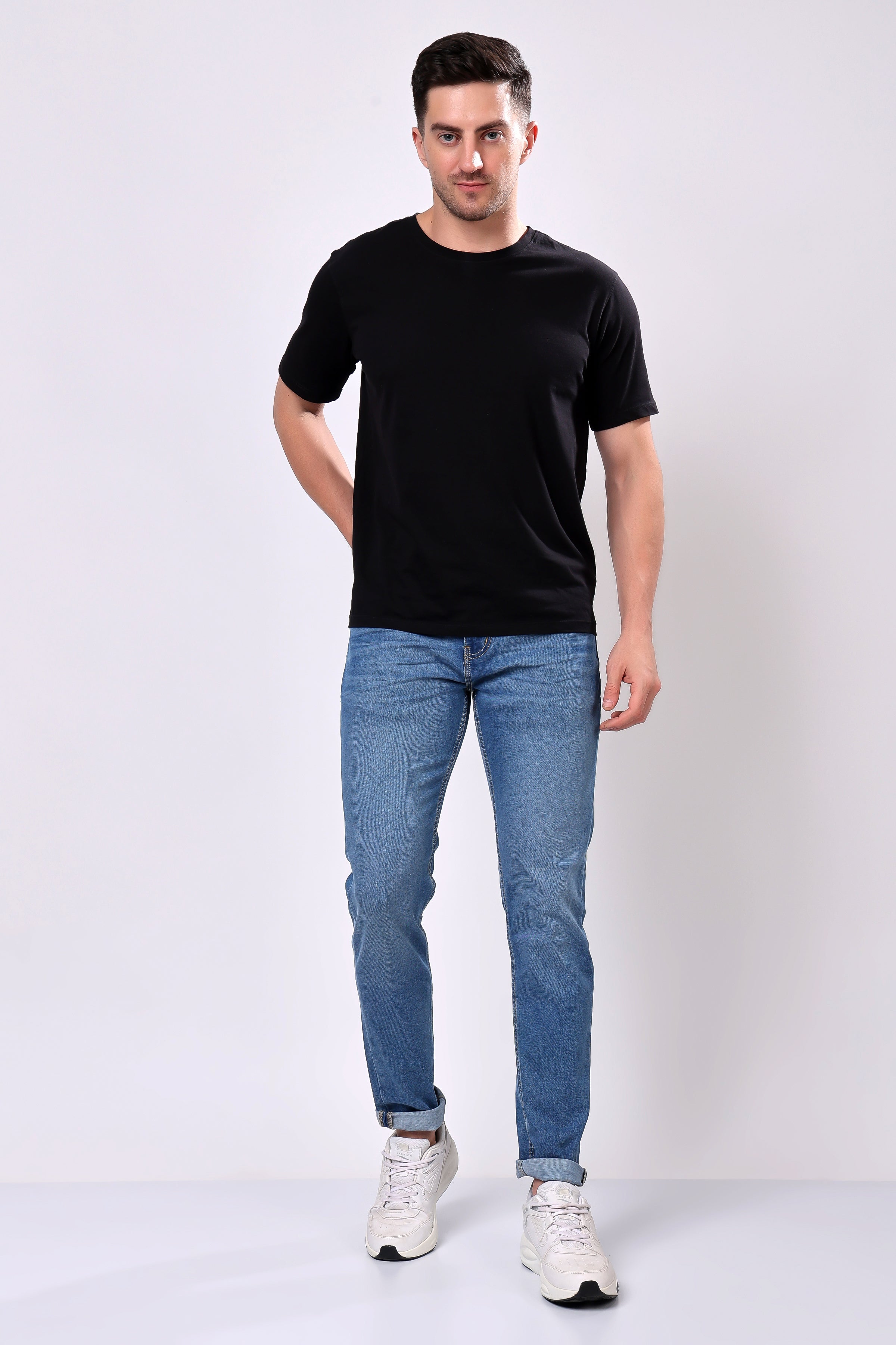 Stylox Slim Fit Denim Jeans - Light Blue,