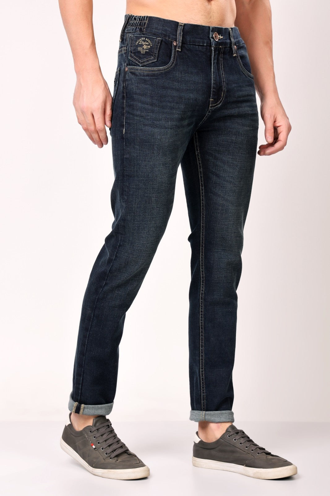 Stylox Slim Fit Denim Jeans - Black,