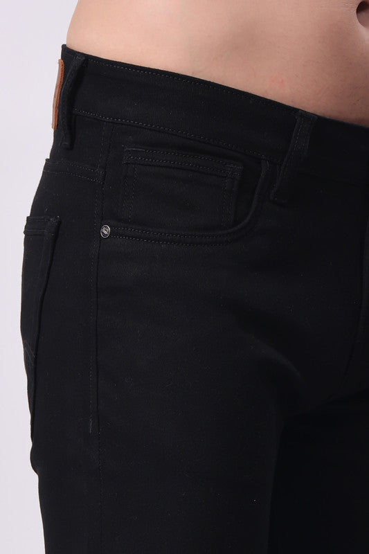 Stylox Men’s Comfort Fit Denim Jeans - Black,
