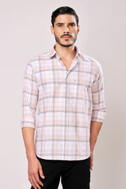 Stylox Men's Casual Full Sleeve Check Shirt