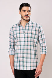 Stylox Men's Casual Full Sleeve Check Shirt