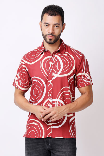 Stylox Half Sleeve Printed Casual Shirt