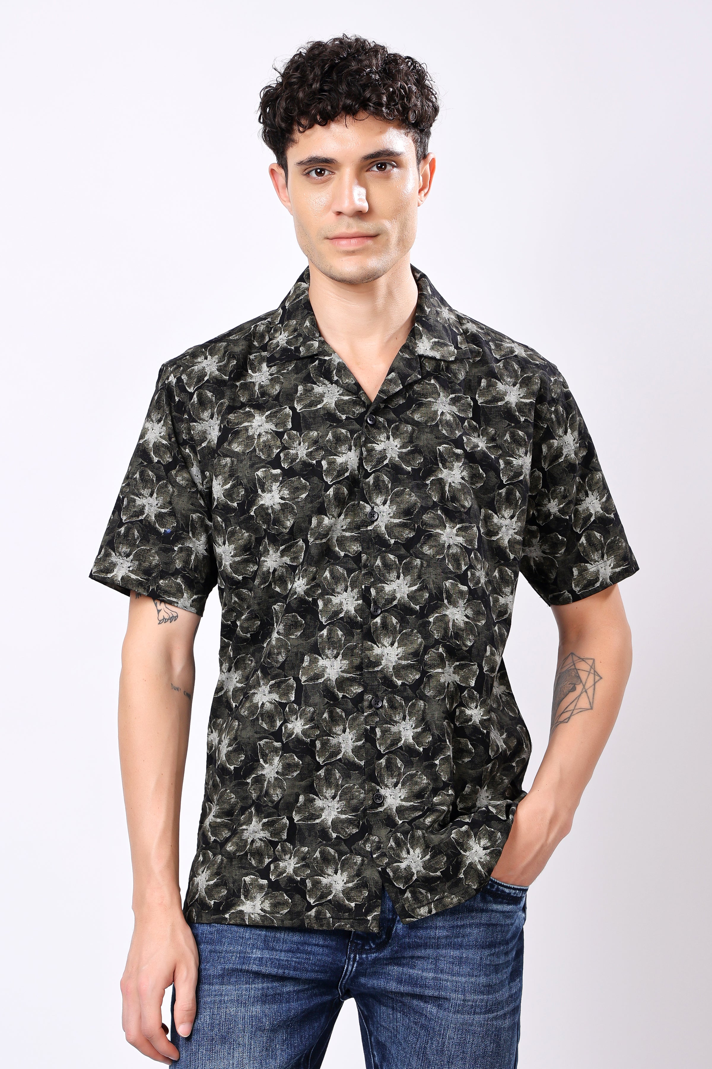 Stylox Half Sleeve Printed Casual Shirt - Stylox