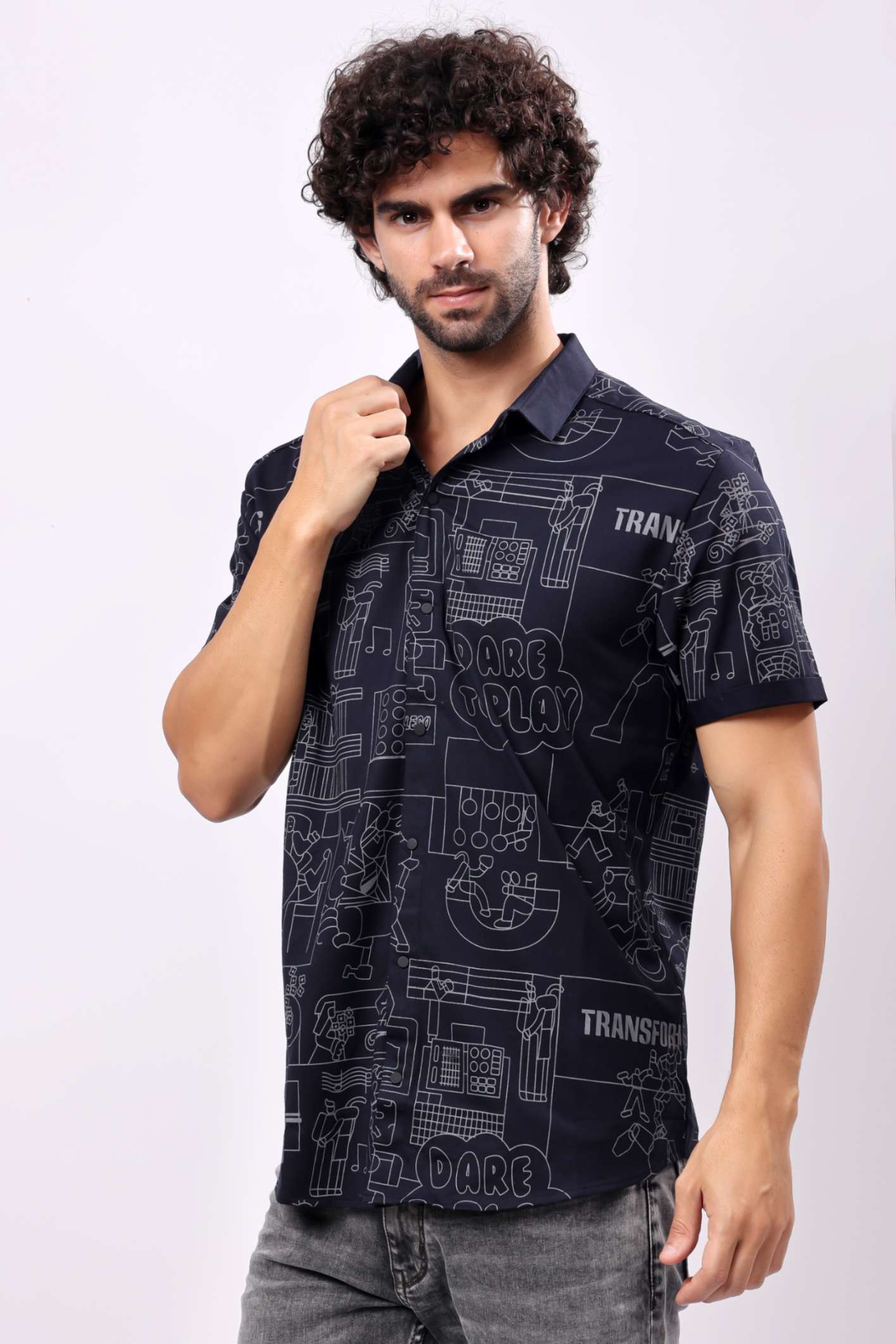 STYLOX OPEN SHIRT | Half Sleeves - Stylox