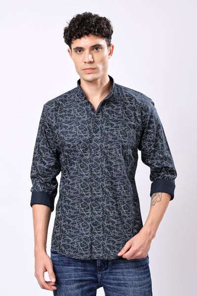 STYLOX FULL SLEEVE PRINTED CASUAL SHIRT