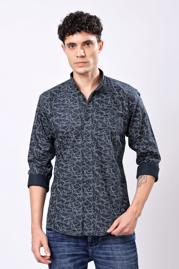 STYLOX FULL SLEEVE PRINTED CASUAL SHIRT