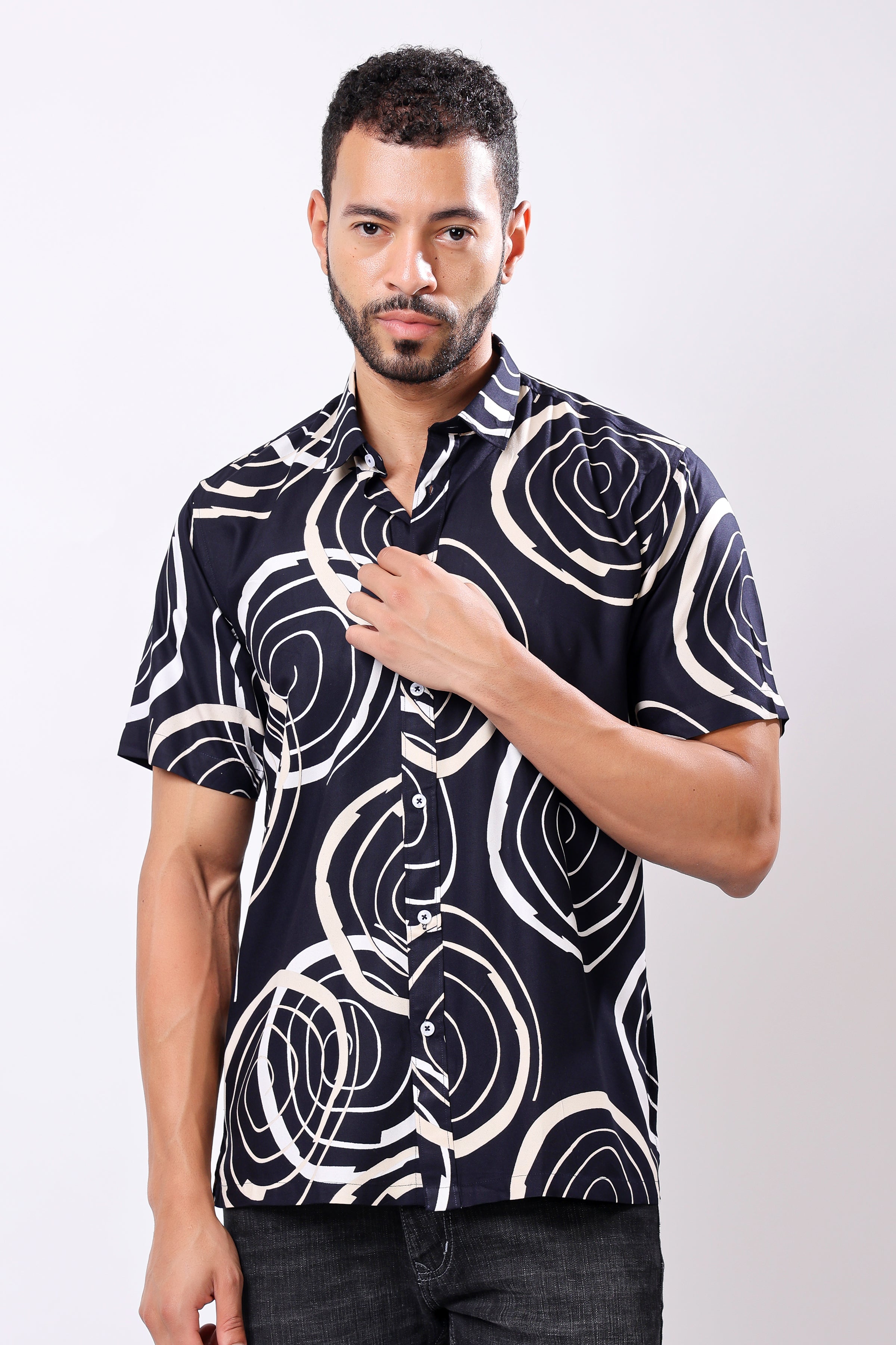 Stylox Half Sleeve Printed Casual Shirt - Stylox