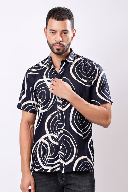 Stylox Half Sleeve Printed Casual Shirt