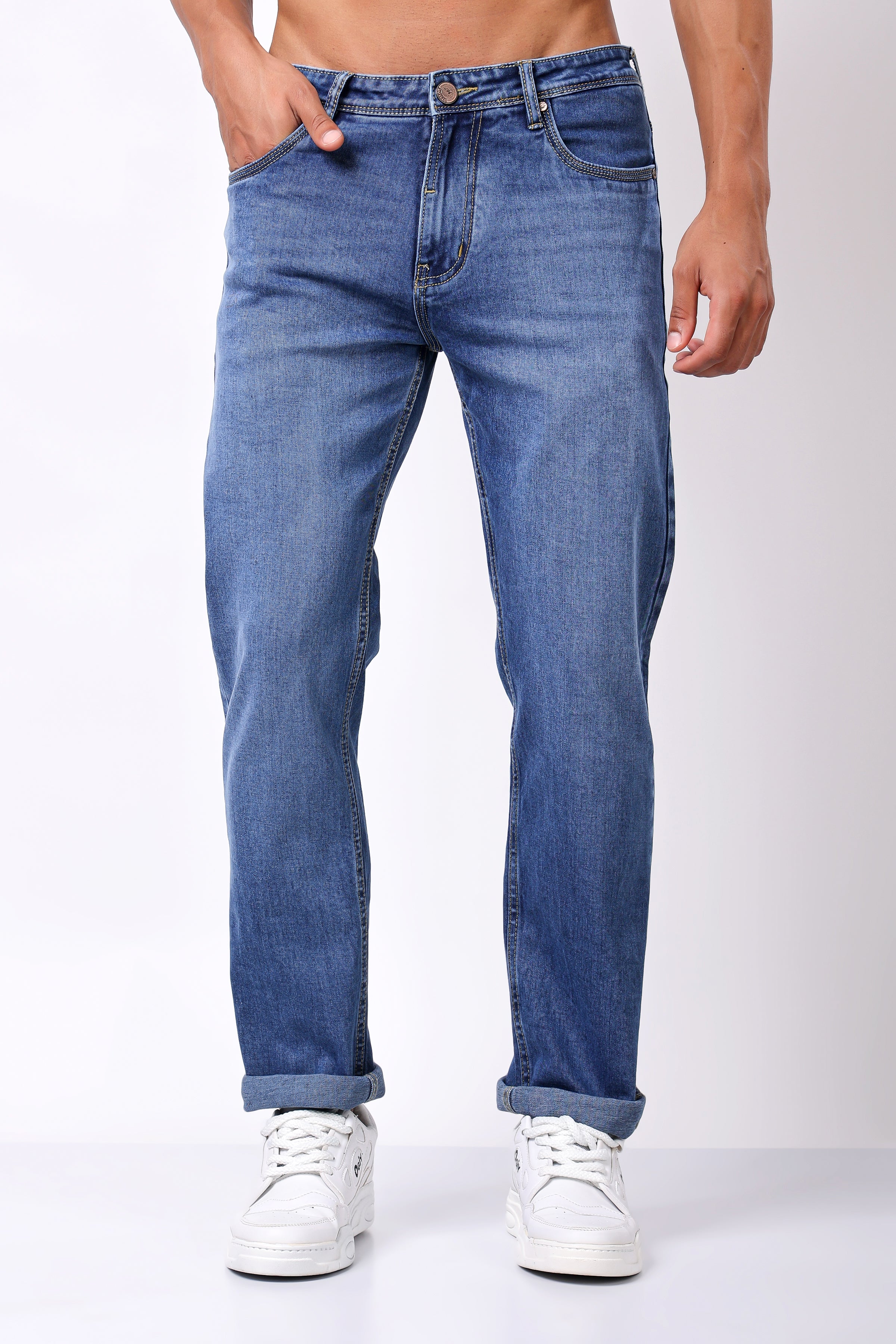 Stylox Comfort Fit Denim Jeans for Men's - Stylox
