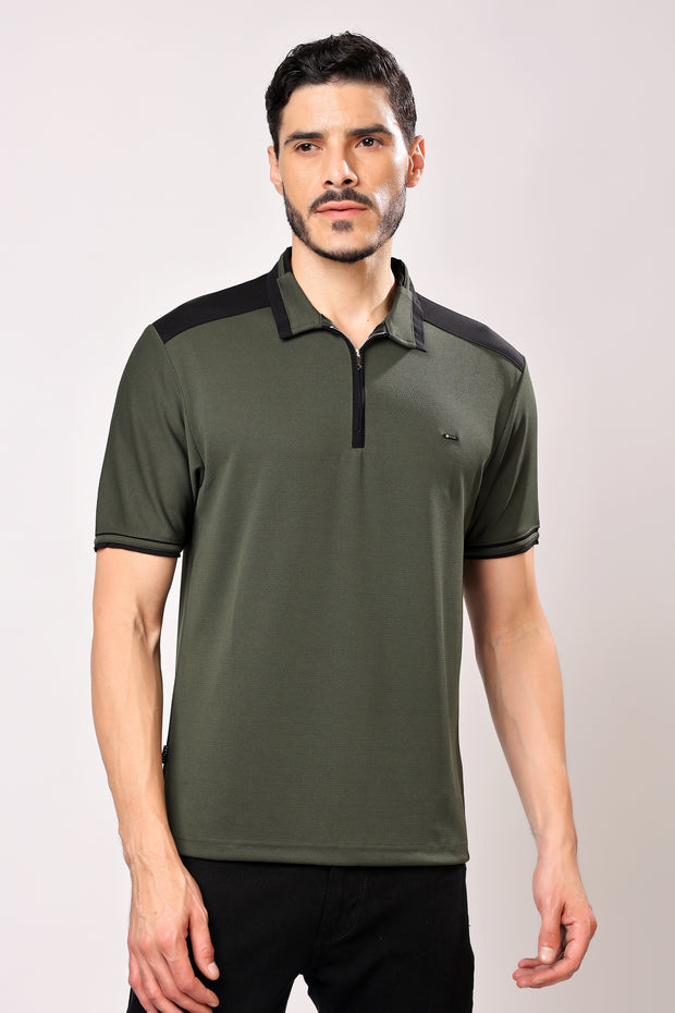 Stylox Men's Polo Neck T-Shirt