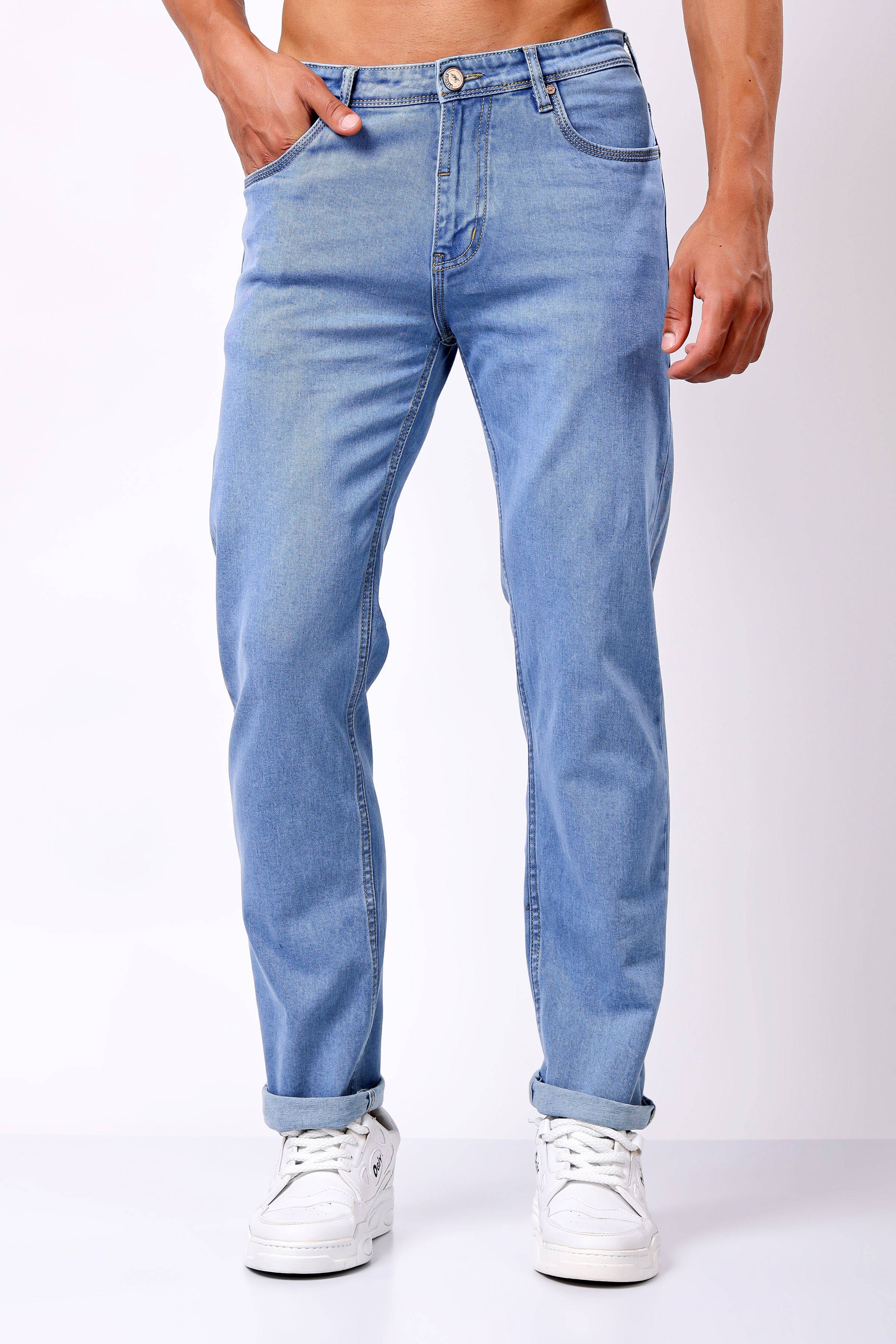 Stylox Comfort Fit Denim Jeans for Men's - Stylox