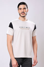 Stylox Men's Round Neck Casual Printed T-Shirt