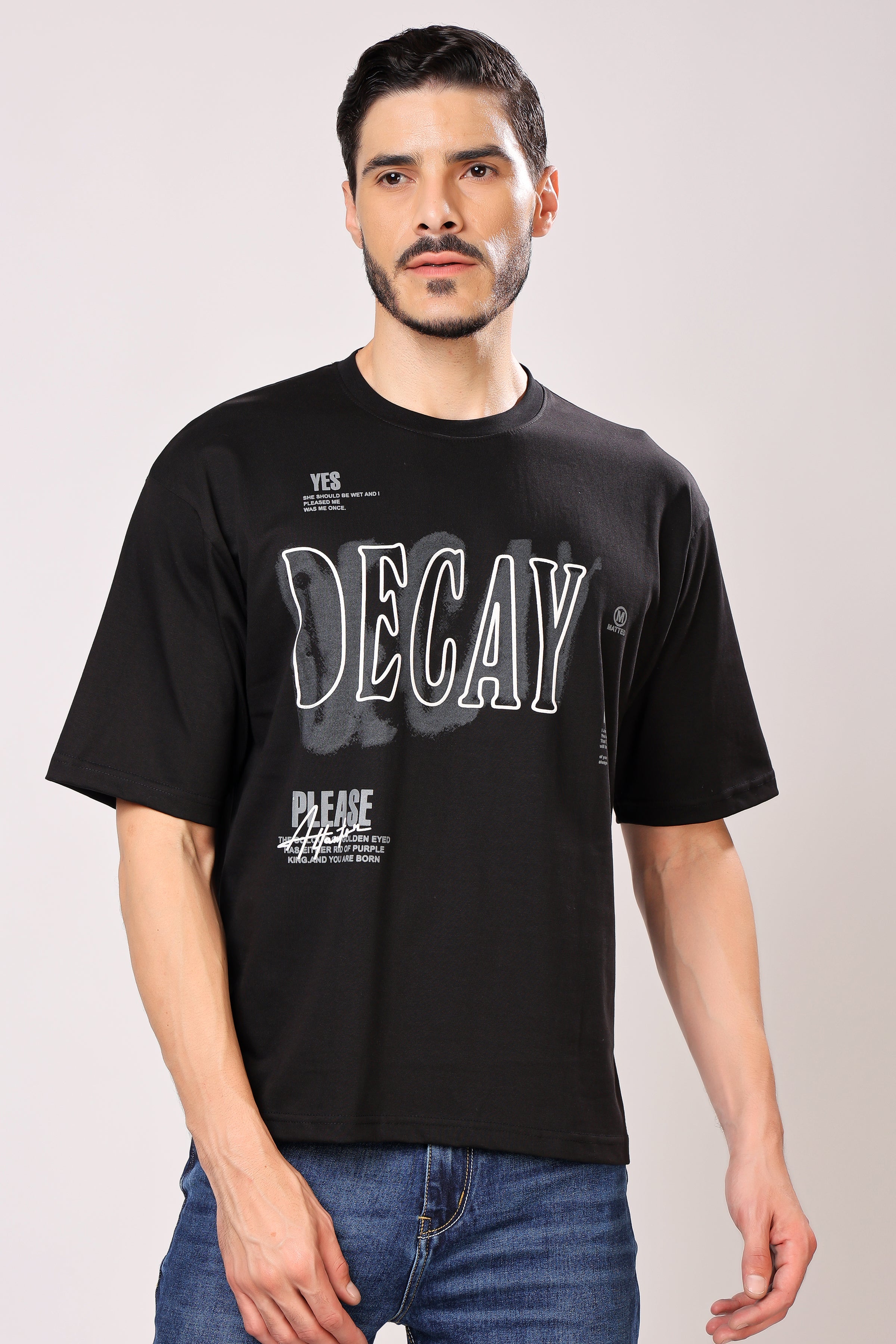Stylox Printed Crew Neck Men&