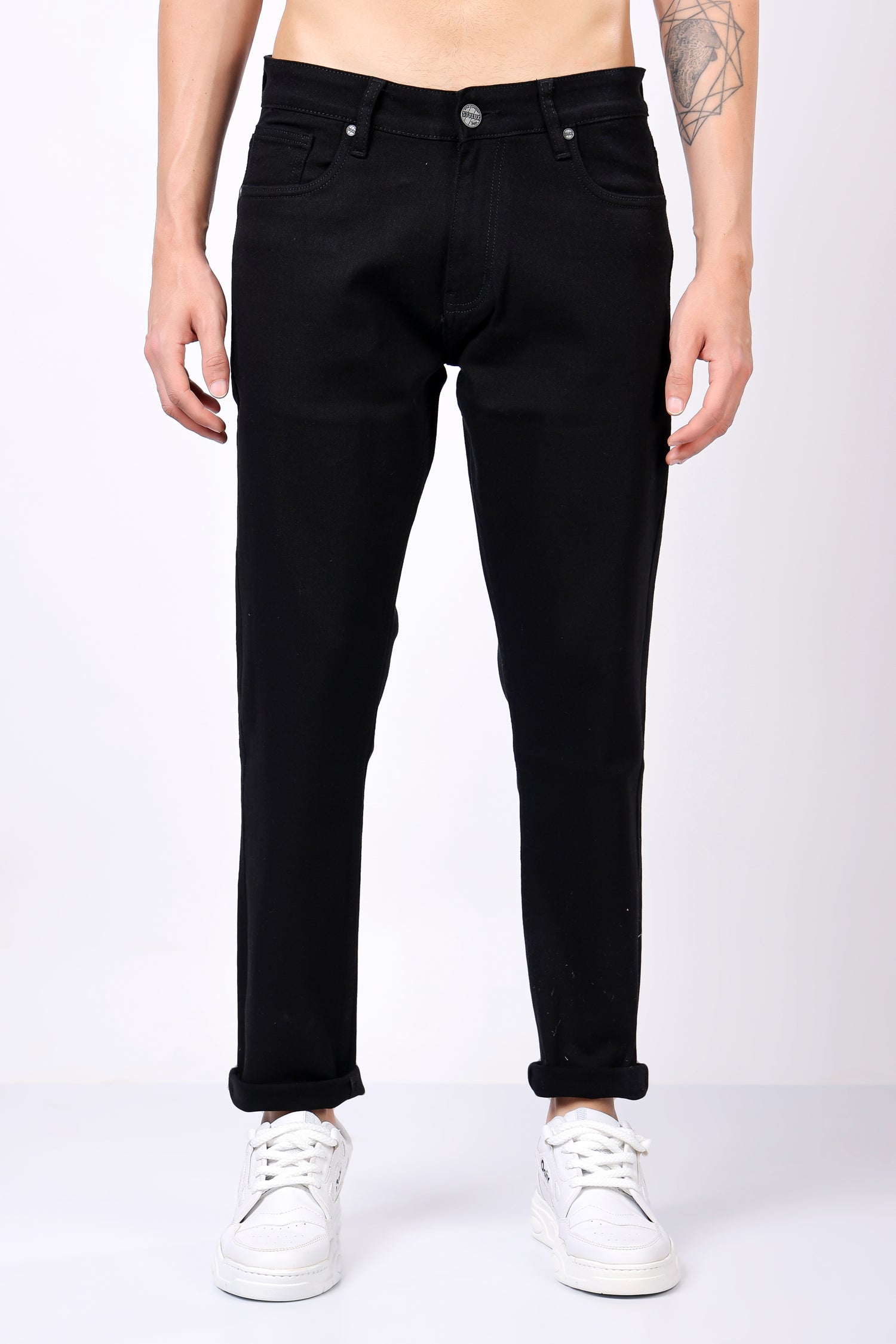 Stylox Men’s Slim Fit Jeans | Stretchable Denim Jeans for Men | Stylish Mid-Rise Slim Jeans for Everyday Casual &amp; Party Wear |J-50