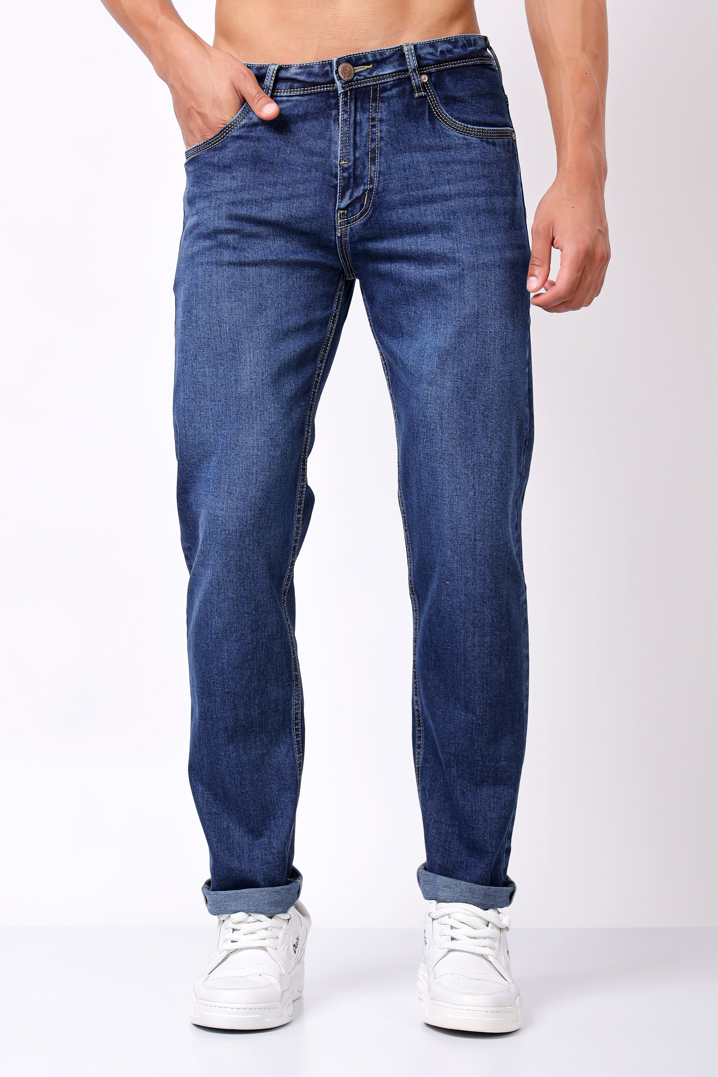 Stylox Comfort Fit Denim Jeans for Men's - Stylox