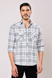 Stylox Men's Full Sleeve Casual Check Shirt