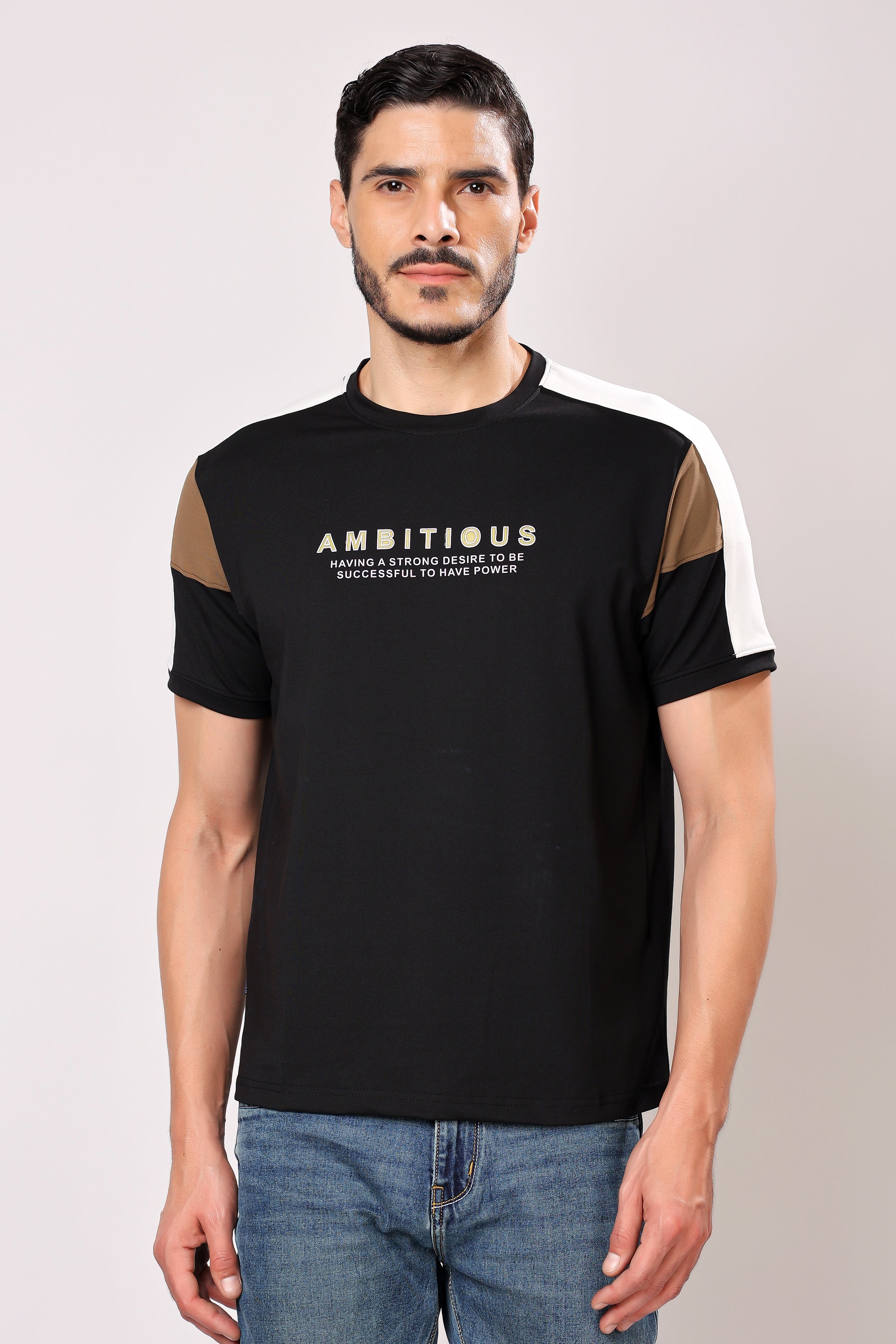 Stylox Men's Round Neck Casual Printed T-Shirt - Stylox