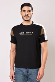 Stylox Men's Round Neck Casual Printed T-Shirt