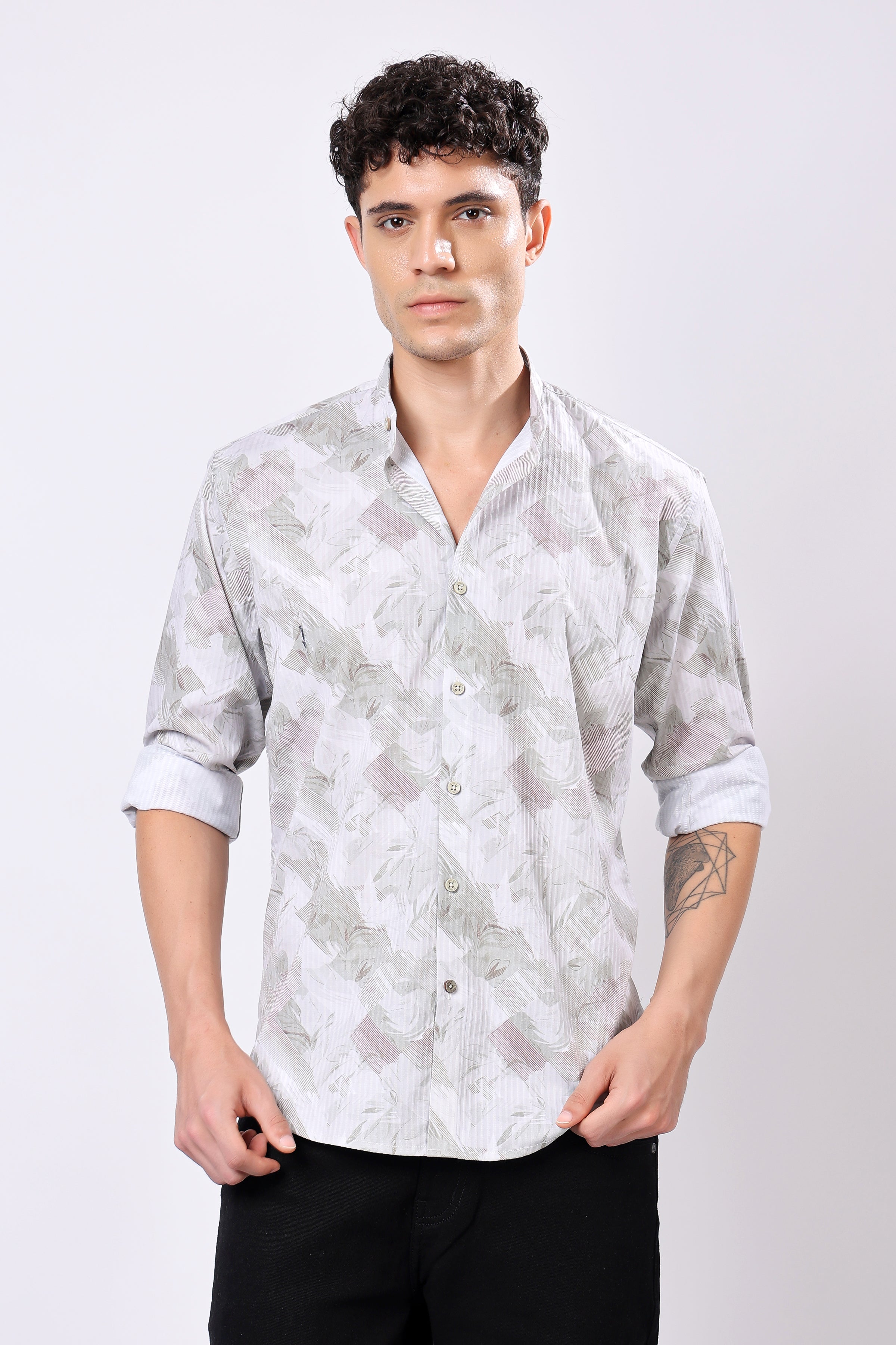 Stylox Full Sleeve Printed Casual Shirt For Men - Stylox
