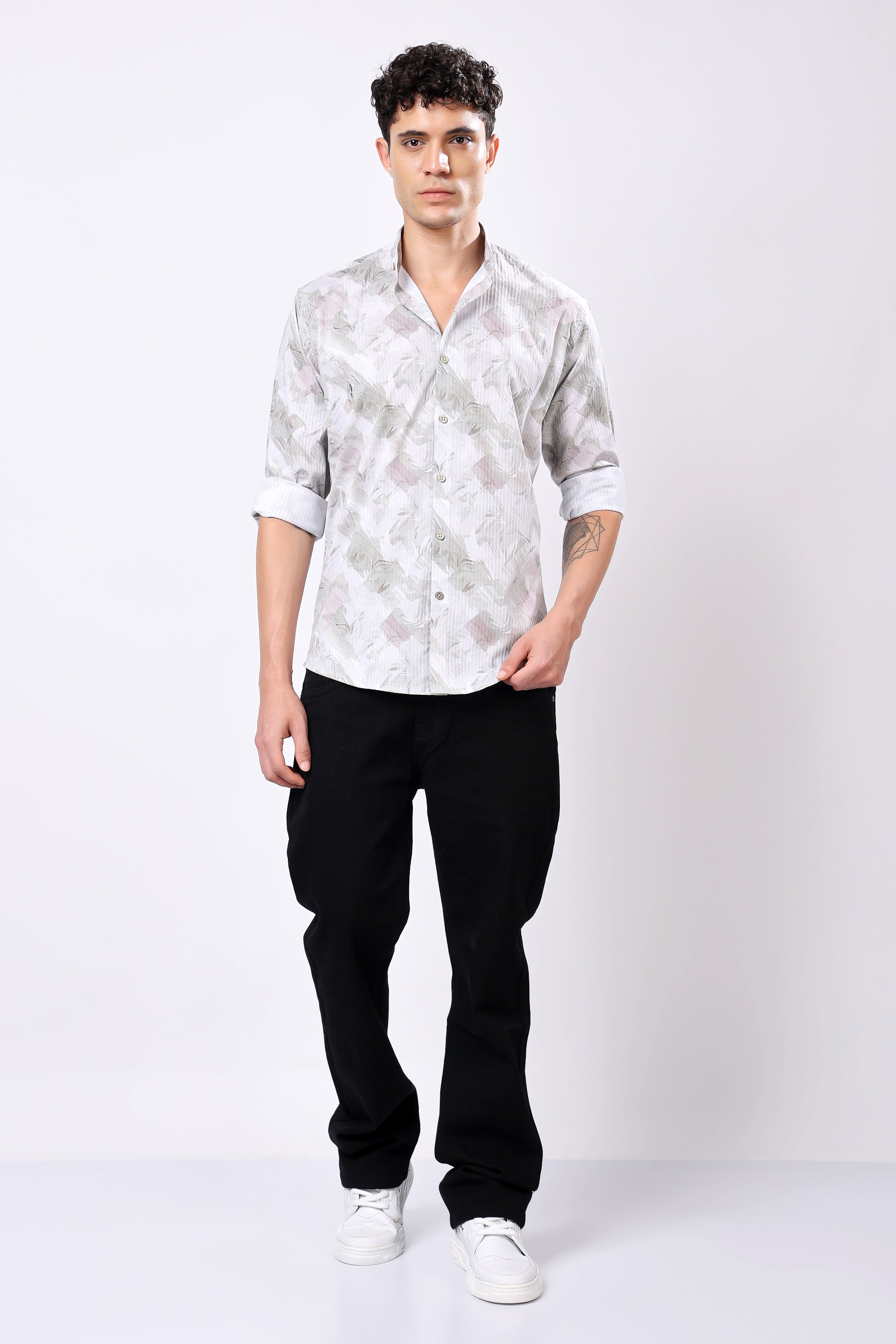 Stylox Full Sleeve Printed Casual Shirt For Men - Stylox