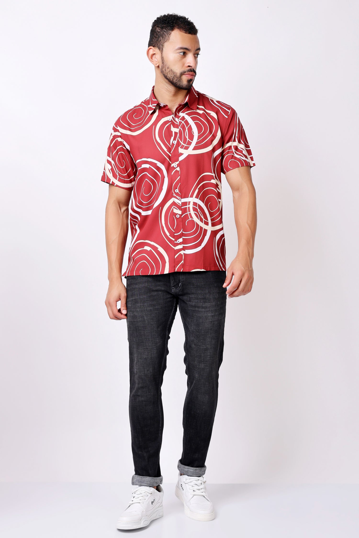 Stylox Half Sleeve Printed Casual Shirt