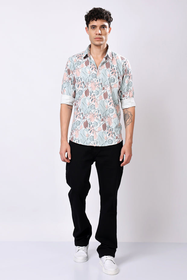 Stylox Printed Full Sleeve Shirt