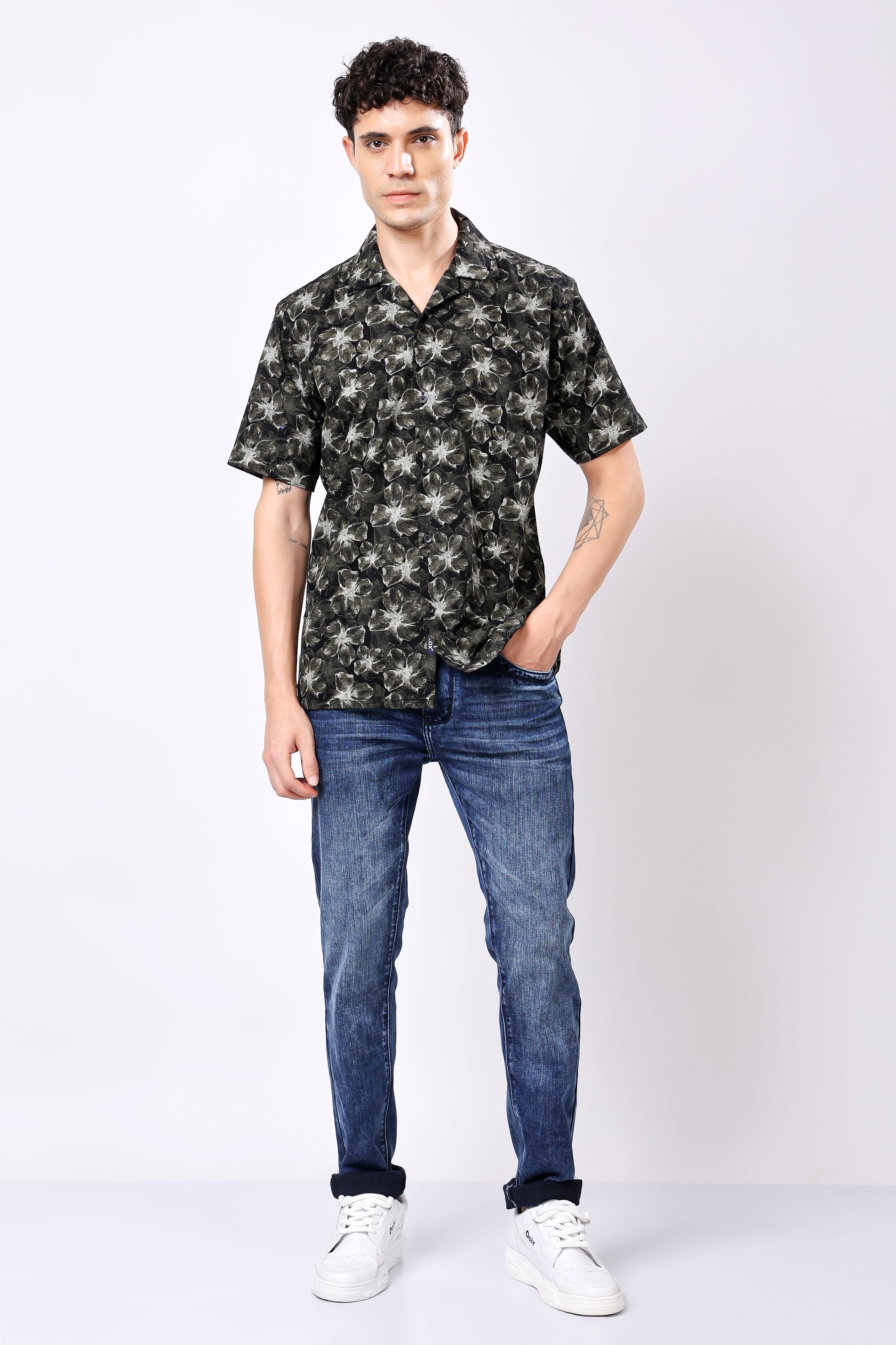 Stylox Half Sleeve Printed Casual Shirt - Stylox