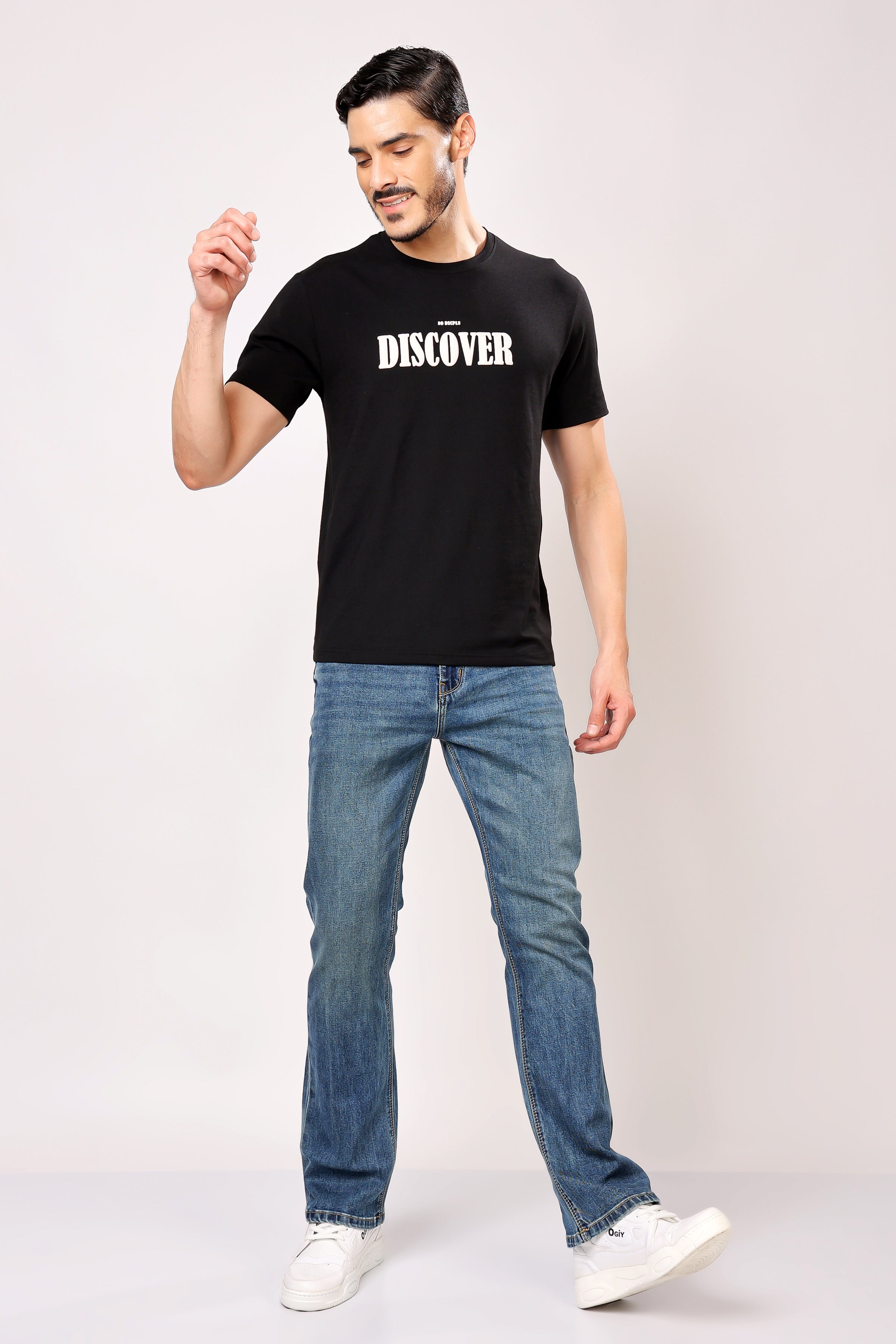 Stylox Bootcut Fit Men's Casual Denim Jeans -Dark Blue, Light Blue, Greenish Blue | - Stylox