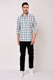Stylox Men's Casual Full Sleeve Check Shirt