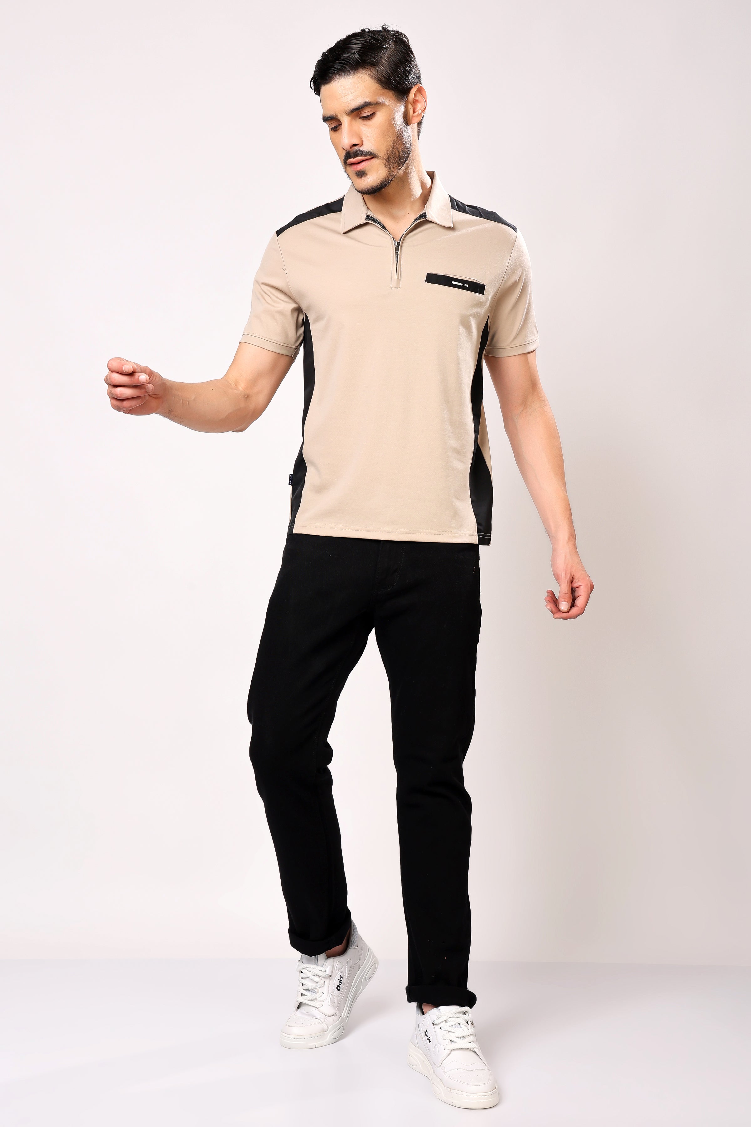 Stylox Polo Neck Casual T-Shirt For Men