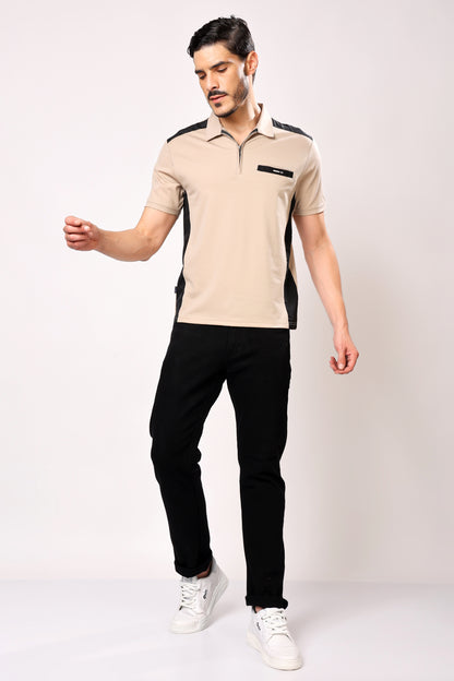 Stylox Polo Neck Casual T-Shirt For Men