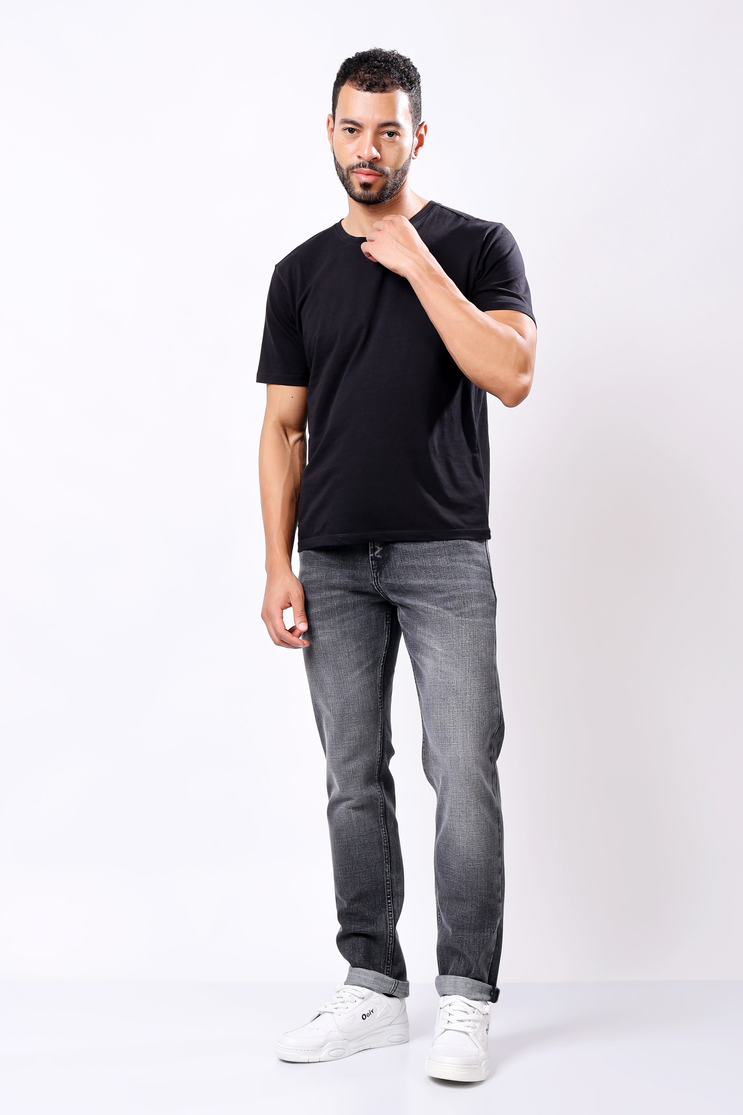 Stylox Comfort Fit Jeans for Men's | Grey, Dark Grey & Mid Grey |