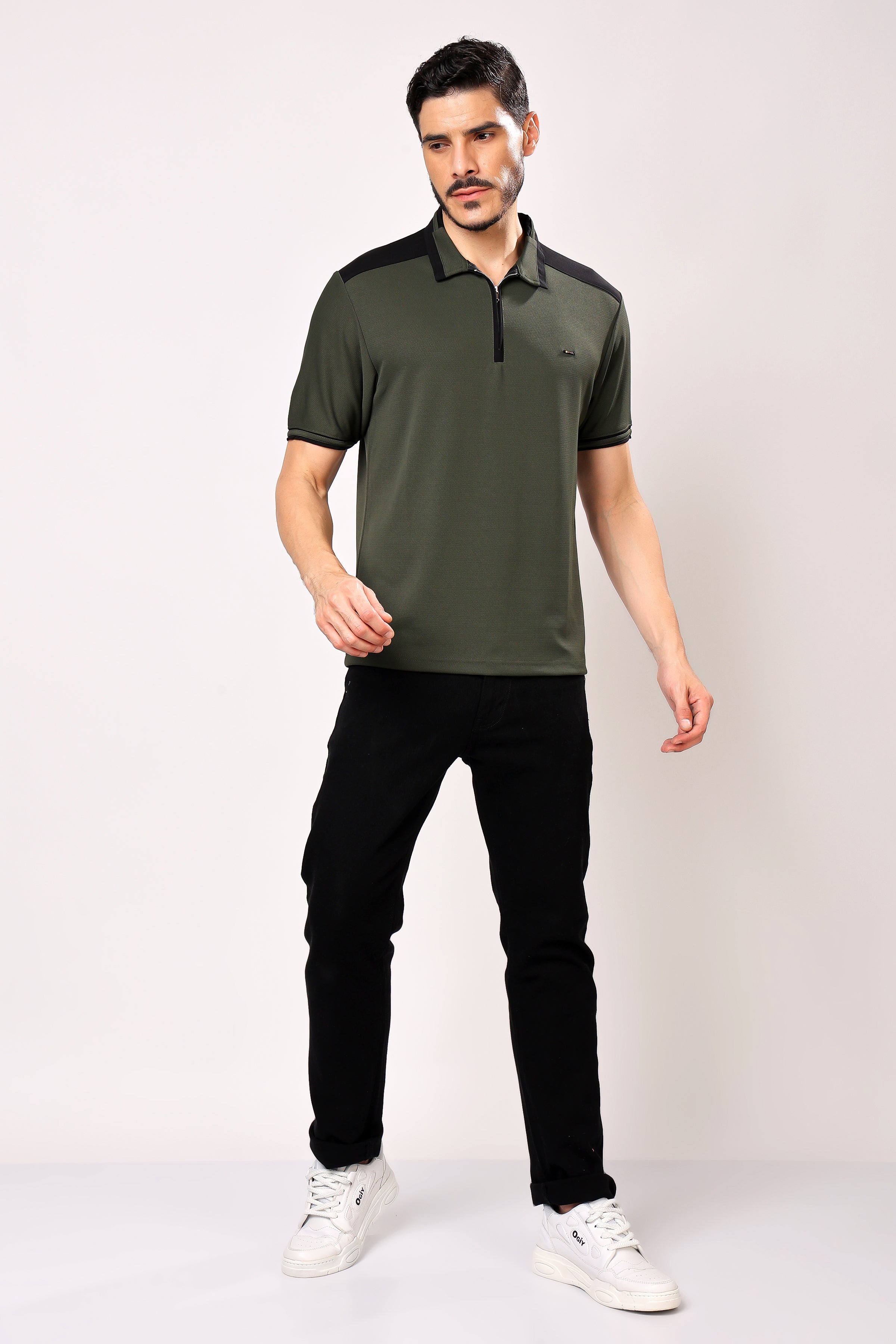 Stylox Men's Polo Neck T-Shirt - Stylox