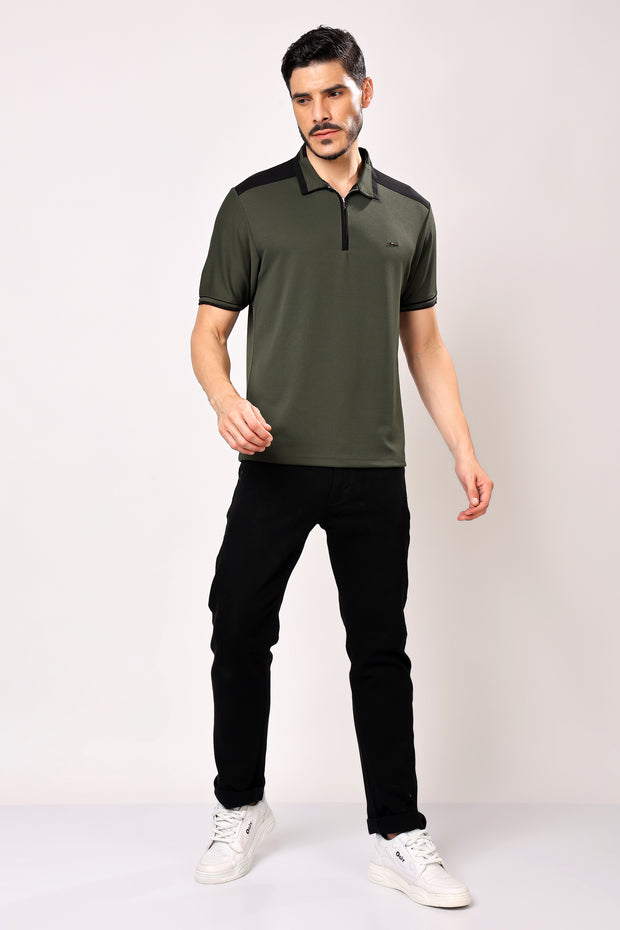 Stylox Men's Polo Neck T-Shirt