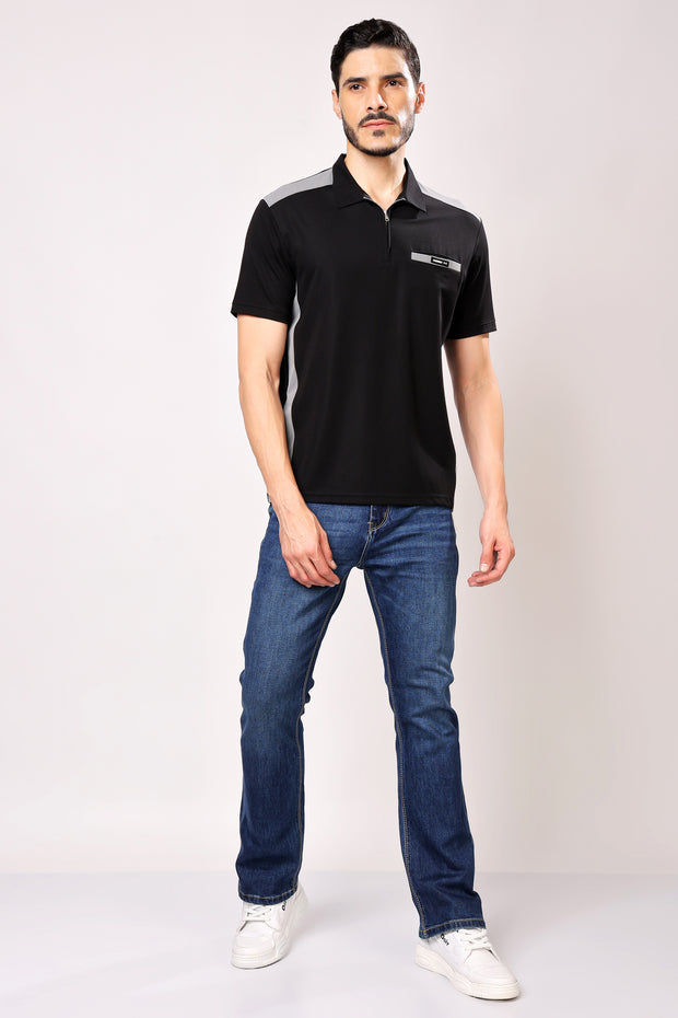 Stylox Polo Neck Casual T-Shirt For Men