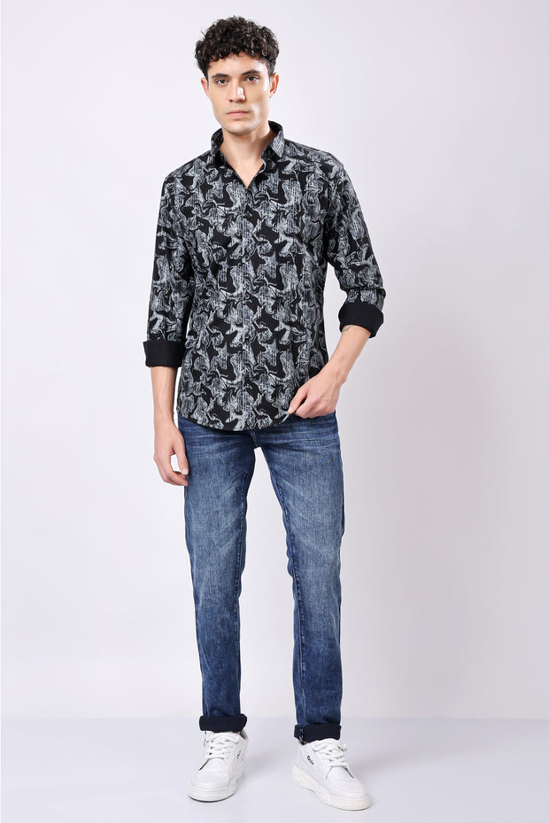 STYLOX Printed Full Sleeve Casual Shirt