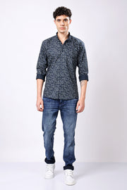 STYLOX FULL SLEEVE PRINTED CASUAL SHIRT