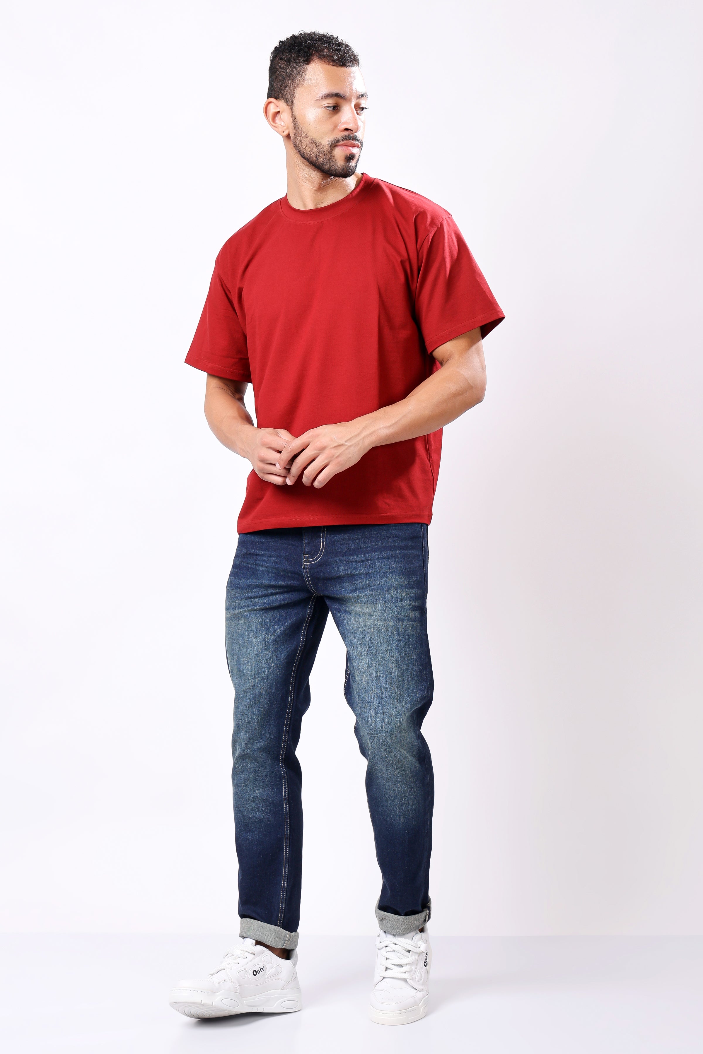 Stylox Slim Fit Denim Jeans - Dark Blue,