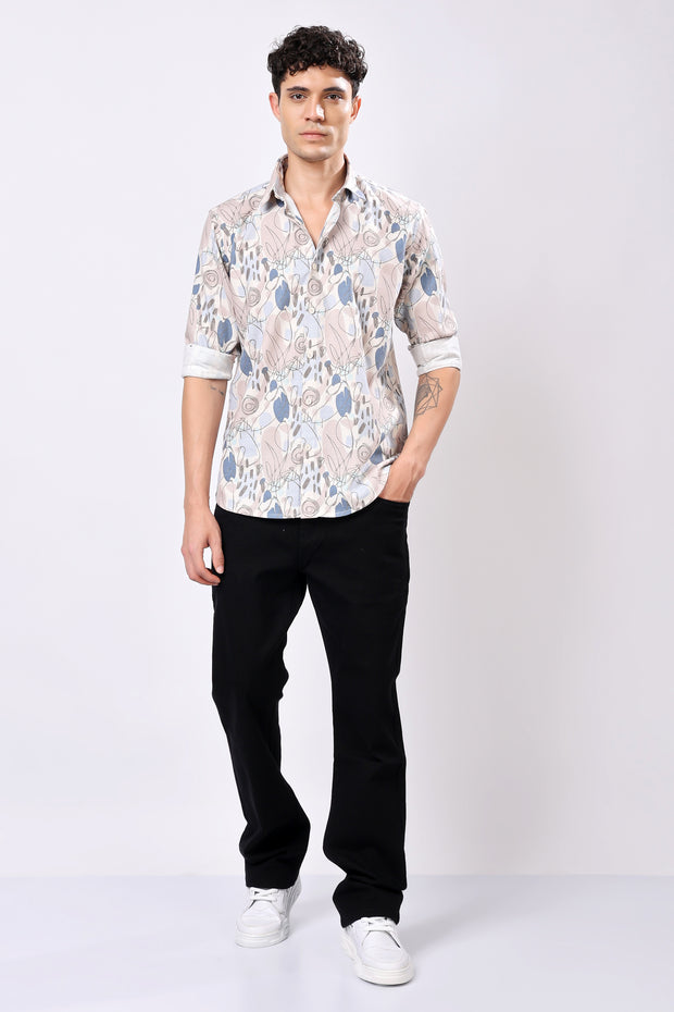 Stylox Printed Full Sleeve Shirt