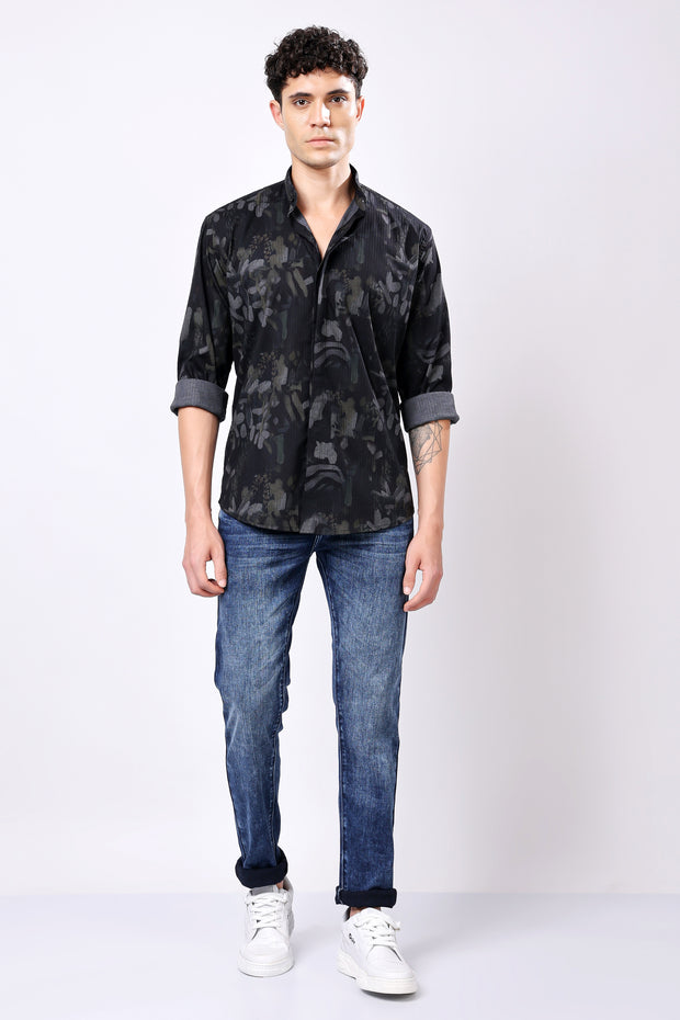 Stylox Printed Full Sleeve Casual Shirt For Men
