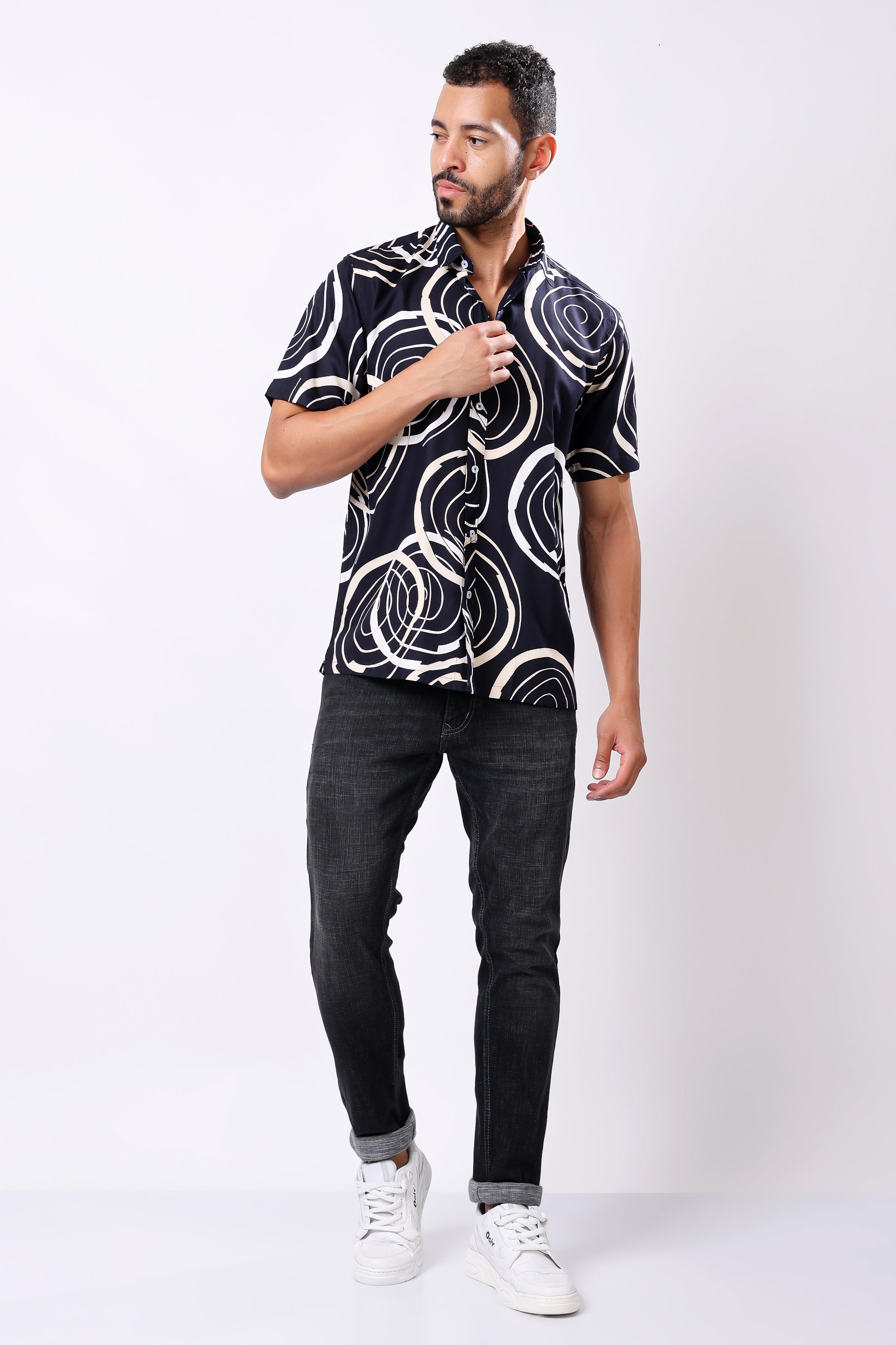 Stylox Half Sleeve Printed Casual Shirt - Stylox