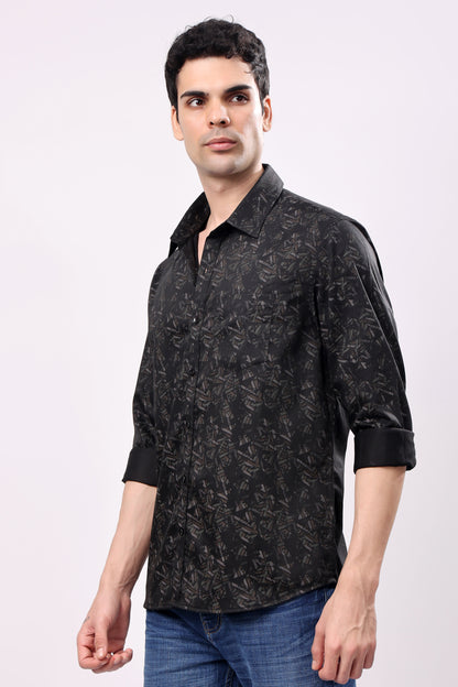 Stylox Mens Full Sleeve Print Shirt