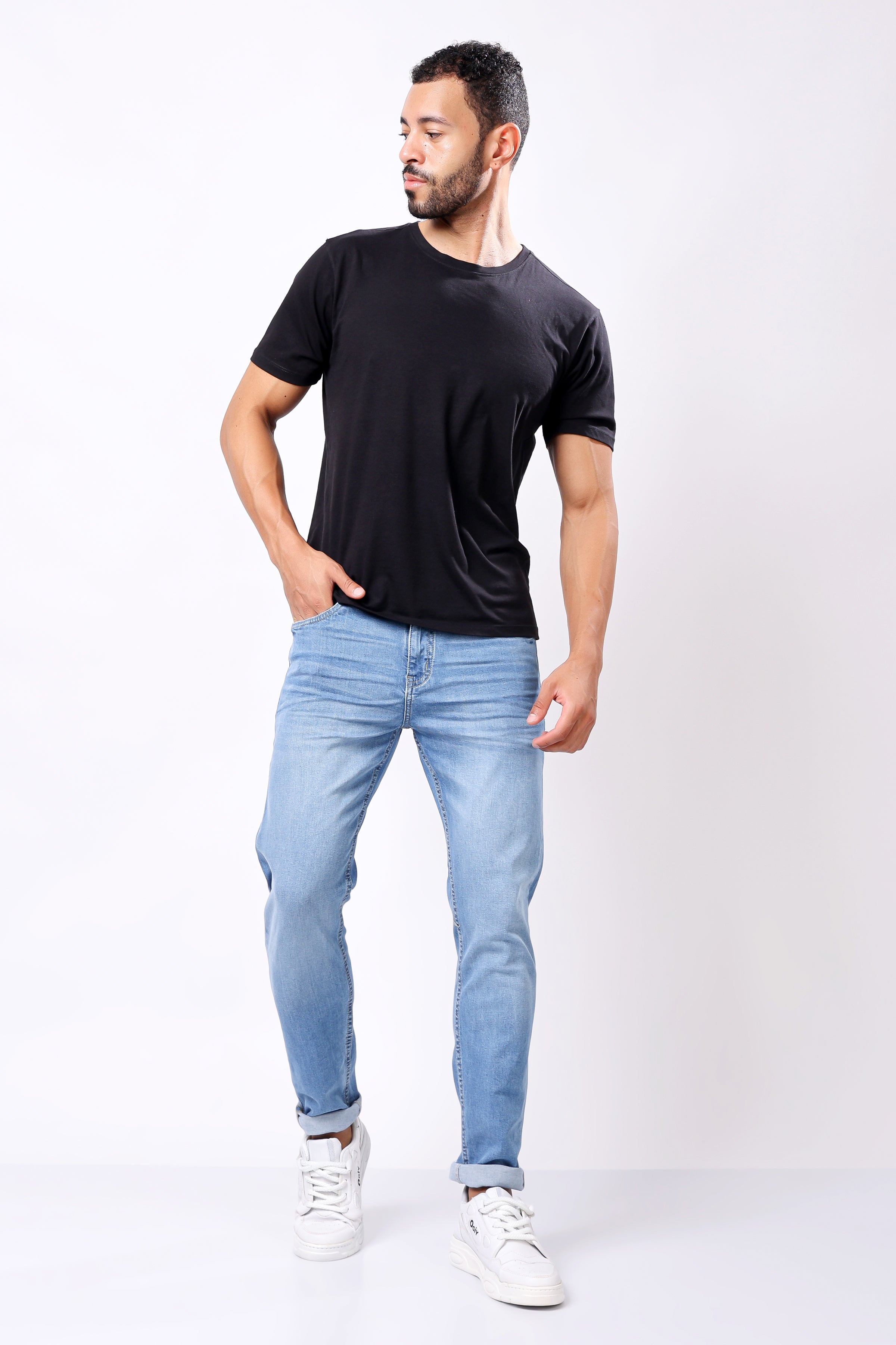Stylox Slim Fit Denim Jeans - Dark Blue,