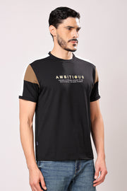 Stylox Men's Round Neck Casual Printed T-Shirt