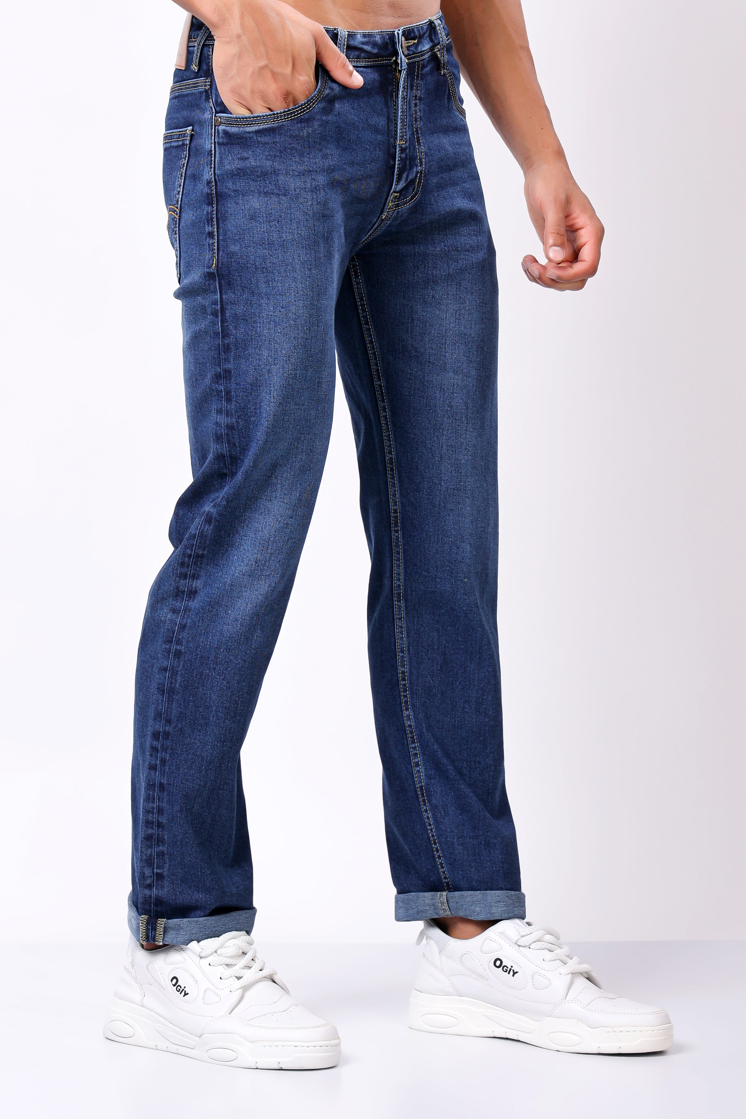 Stylox Comfort Fit Denim Jeans for Men's - Stylox