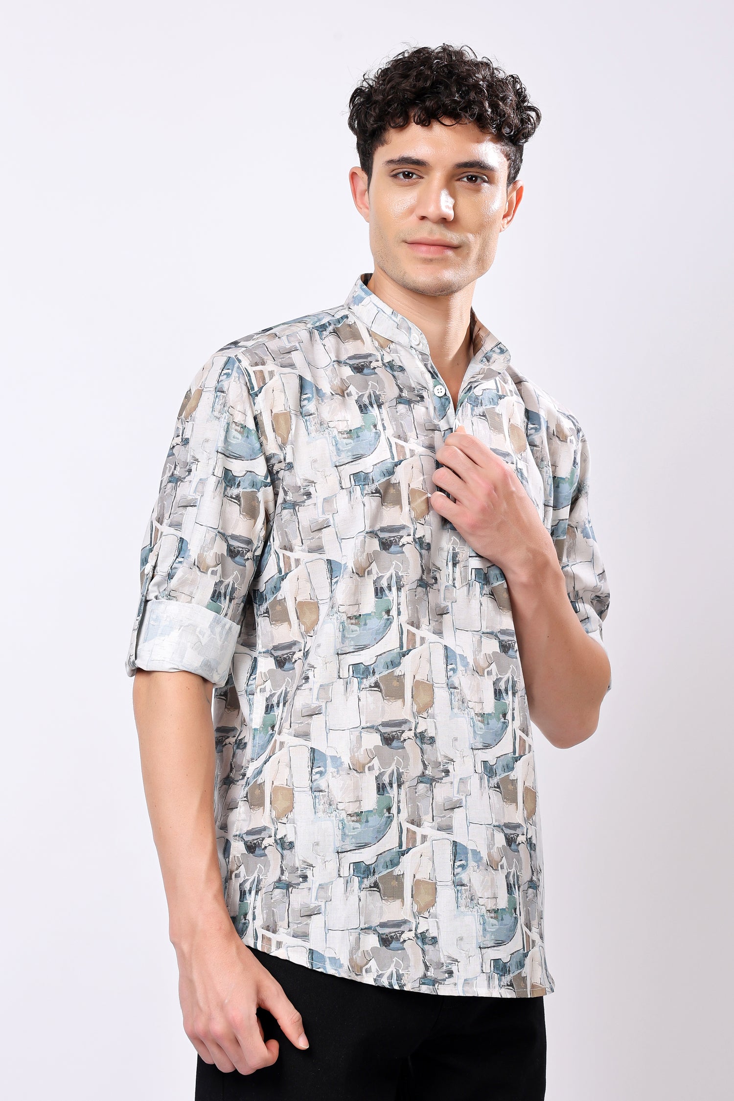 Stylox Printed Full Sleeve Casual Shirt For Men