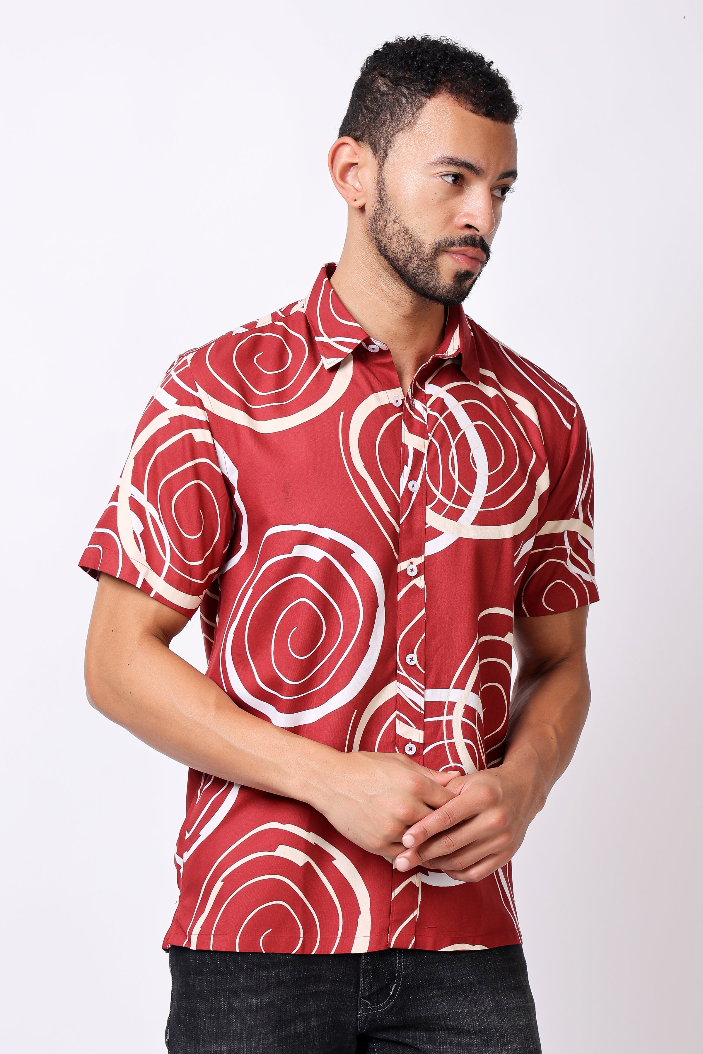 Stylox Half Sleeve Printed Casual Shirt - Stylox